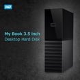 thumbnail image 2 of Disco duro portátil de escritorio WD My Book de 12 TB, disco duro externo de gran capacidad para com Abanopi  12TB/Negro, 2 of 7