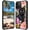 Black Cat Flowers, variant on for iPhone 15 Pro Case,for Women Men Slim Four Corners Shookproof Soft Silicone Black TPU Protective Cover Phone Case for iPhone 15 Pro 2023 6.1",Beautiful Fox