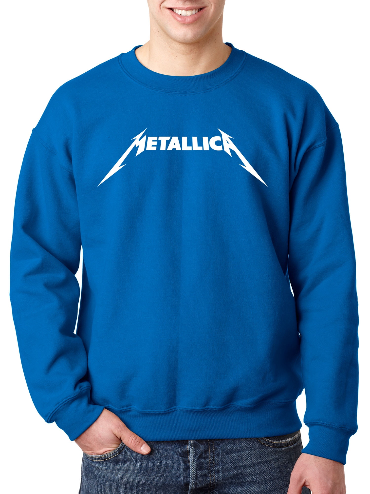 metallica crew neck sweatshirt