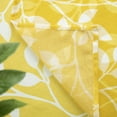 thumbnail image 6 of Yellow Cafe Kitchen Curtains 36 Inch Length,Floral Sunflower Decor Tier Curtains Sets for Windows,Bright Lemon Yellow and White, 6 of 6