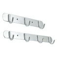 thumbnail image 3 of Space Aluminum Hooks Bar 3/4/5/6/7 Hooks Hat Clothes Robe Holder Rack Wall Mounted Bathroom Kitchen Hanger, 3 of 9