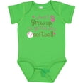 thumbnail image 3 of Inktastic Future Softball Player Girls Girls Baby Bodysuit, 3 of 5