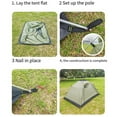 thumbnail image 6 of Sportact Camping Essentials,Lightweight Waterproof Camping Tent with Aluminum Poles - Perfect for Winter,Outdoor Sports, 6 of 12