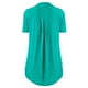 thumbnail image 2 of Pntutb Moda Mujer Casual Tallas grandes Encaje Sólido Manga corta Cuello en V Camisa Blusa tops Pntutb Pntutb-3050, 2 of 3