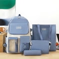 thumbnail image 2 of ibiyuan School Backpacks Lightweight Versatile Durable School Bag Set for Ages 5th 6th 8th 10th, Middle Elementary, High School, Travel, Weekend Outings, 2 of 8