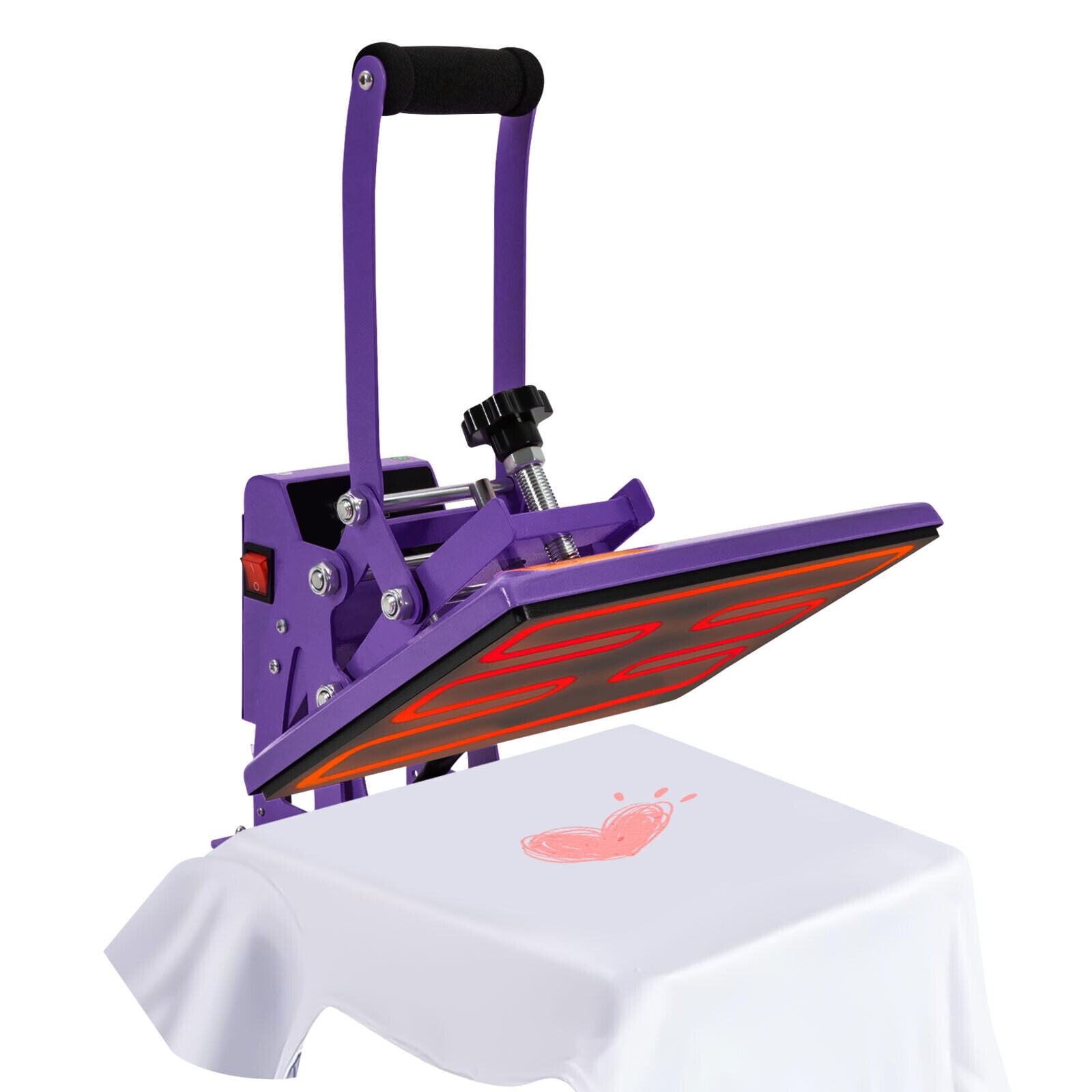 Heat Press Machine for DIY T Shirts, T Shirt Press Machine 11.8*9 inches HOT Used To Print Patterns On Various Items