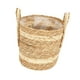 thumbnail image 5 of Cesta tejida para macetas, cubierta decorativa para macetas, adorno para el hogar 26cmx24cm, 5 of 9