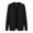 Black, variant on Women Open Front Knit Cardigan Mid Length Long Sleeve Lightweight Cardigan Coats Casual Soft Loose Fit Everyday Cover Up Coat (Hot Pink,S)