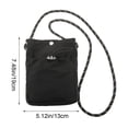 thumbnail image 3 of Small Crossbody Sling Bag for Phone, Lightweight Nylon and Polyester, Adjustable Shoulder Strap, Compact 19 x 13 x 4 cm, Multiple Solid Colors for Daily Use and Outdoor Activities, 3 of 6
