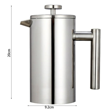 

1000ml Coffee Maker Espresso French Press Stainless Steel Coffee Machine High Quality Double Wall Insulated Coffee Tea Maker Pot