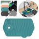 thumbnail image 4 of Almohadilla para escurridor de fregadero Macarena Silicona Verde, 4 of 8