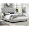 Crown Mark Florence Gray Panel Bed, King