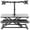 Black, variant on VIVO Black 32" Standing Desk Riser with Adjustable Dual 13" to 30" Monitor Mount