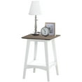 thumbnail image 5 of Pemberly Row 18" Square End Table in Driftwood and White Wood, 5 of 5