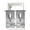 Gray, variant on Hot Air Balloon Tier Curtains 24 Inch Length,Sheer Curtains for Bedroom Living Room Window Vintage Grey Sky Clouds Minimalist Rod Pocket Drapes Kitchen Curtains Small Half Window 27.5"x24" 2 Panels