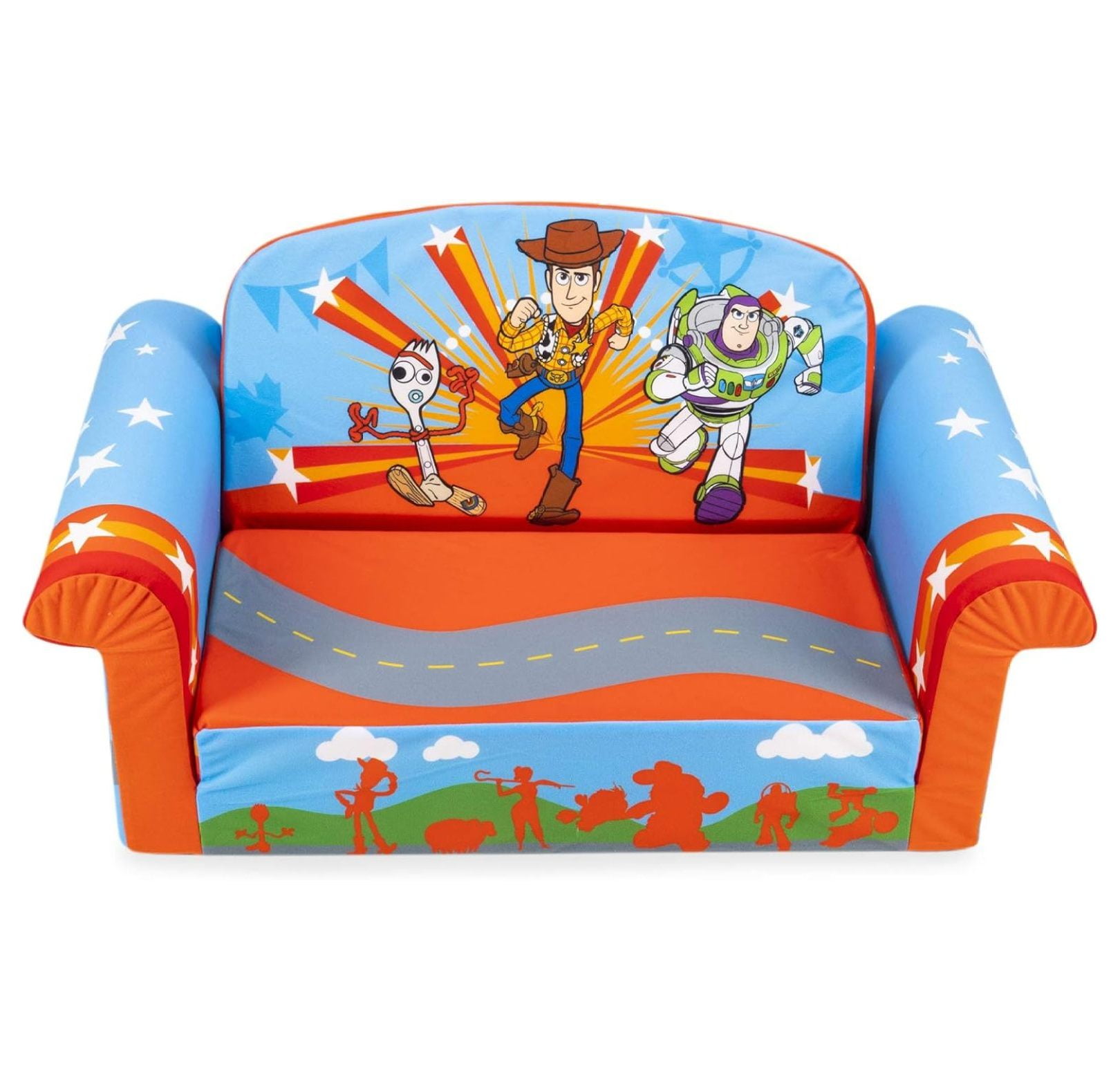 Marshmallow furniture nickelodeon paw patrol children's 2 in 1 flip open foam sofa new arrivals