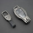 thumbnail image 5 of For Mercede Benz 3 Buttons Key Fob Cover case for Benz A C E S Class Series,GLK CLA GLA GLC GLE CLS SLK Series with Keychain, 5 of 13