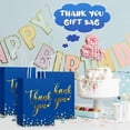 thumbnail image 6 of 100 Pcs Thank You Gift Bags Bulk Paper Gold Thank You Wedding Bags with Handle for Business, Shopping, Wedding, Baby Shower, Party Favors (Royal Blue), 6 of 12