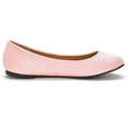 thumbnail image 4 of DREAM PAIRS Women's Sole-Simple Ballerina Walking Flats Shoes SOLE-SIMPLE PINK Size 12, 4 of 4