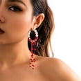 thumbnail image 4 of MKKAS Halloween Horror Bloody Choker - Vibrant Realistic Drip Necklace, Spooky Festive Party Costume, D, Bloody Choker, Halloween, 4 of 7