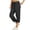 Black, variant on Hrsba Capris with Pockets for Women, Travel Pants Women Athletic Pants for Women Loose with Pockets 7/8 Length Outdoor Hiking Workout Trousers