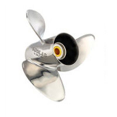 UPC: 0824375019784 | Solas Propeller Johnson/Evinrude Stainless Steel V6 Gearcase – 14.8 D X 19 Pi