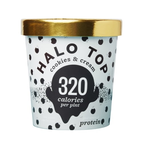 Halo Top Creamery Ice Cream, Multiple Flavors Available, Case of 8 Pints by Halo Top Creamery