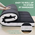 thumbnail image 2 of FICISOG Floor Mattress, Japanese Style Futon Mattress,Portable Camping Mattress Sleeping Pad, Twin, 2 of 7