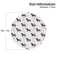 thumbnail image 2 of Kdxio Dachshund Dog Funny Coasters,4 Pcs Leather Coasters,Housewarming Gifts,Protect Furniture from Water Marks Scratch and Damage, 2 of 8