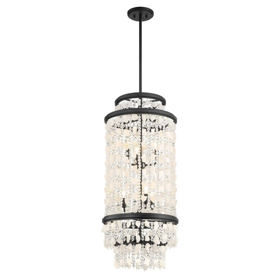 Minka Lavery - Shimmering Elegance - 6 Light Pendant-37.25 Inches Tall and 16