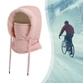 thumbnail image 6 of lacooooppia Hood Ski Balaclava Warm Windproof Thick Cycling Neck Warmer Hat Cap Scarf for Running Camping Snowboard Motorbike Hiking Pink adults, 6 of 8
