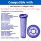 thumbnail image 3 of Paquete de 6 Filtros de Vacío de Repuesto para Dyson DC41 DC41 DC65 DC66 Vacuum, Paquete de 3 Filtros Posteriores y Paquete de 3 Filtros Previos, 3 of 7