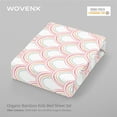 thumbnail image 5 of Kids Organic 100% Viscose Derived from Bamboo Sheet Set | Twin or Full Size Fitted Bed Sheets | Oeko-Tex Certified | Cute Toddler Bedding for Girls & Boys Rainbow Full, 5 of 8