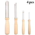 thumbnail image 1 of Coofit 4 Pcs Coupe-Objets en Acier Inoxydable Outil de Poterie à Trous Ronds Outil à Main, 1 of 10