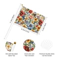thumbnail image 2 of Handheld Flag Double-Sided Hand Waving Flag 8.2×5.5in Used For Team Activities Or Decoration In Decorative Places Fall Flowers Lily Flower Butterflies Bees Six Piece, 2 of 8