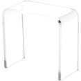 thumbnail image 2 of Plymor Clear Acrylic Vertical Rectangular Display Riser, 2" H x 2" W x 1" D (3/32" Thick) (6 Pack), 2 of 3
