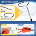 thumbnail image 3 of Kit de herramientas y adaptadores Ice Anchor Drill YIBOBO con estacas para tiendas de campaña, 3 of 8