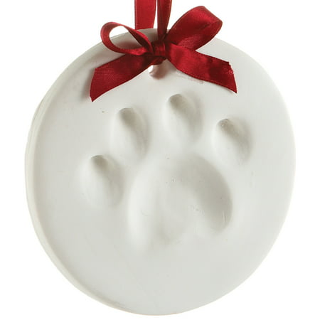 DIY Clay Pet Pawprint Christmas Ornament Personal Cat Dog Holiday