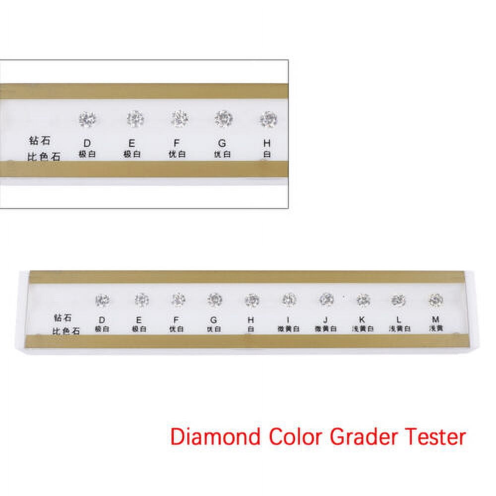 GIA Color Scale Diamond Color Grading Grader Set Color Tester D-M Diamond Color