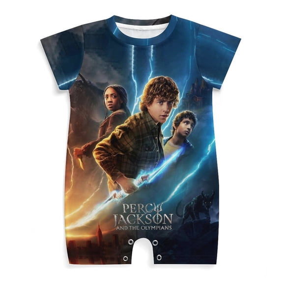 Percy Jack-so Newborn Baby Romper Clothing Infant Summer Baby Climbing Clothes Outfit for Boys Girls