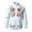 Light Blue, variant on Boys Stand Collar Shirts Floral Print Button Down Long Sleeve Graphic Western Denim Summer Casual Tops Tees for Kid Size 15-16T