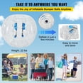 thumbnail image 6 of BENTISM Kids And Adults Inflatable Body Zorb 1.5M/4.92ft Pvc Bumper Football Bubble, 6 of 9