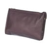 Claire Chase 624E -cafe Zippered Folio Pouch - Cafe