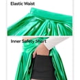 thumbnail image 6 of KAUOD Girls Metallic Mini Skirts High Waist Athletic Skirt with Shorts Activewear for Teens Kids Performance Tennis, 6 of 7