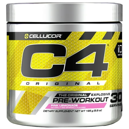 Cellucor C4 Original Pre Workout Powder, Pink Lemonade, 30 (Best Dmaa Pre Workout 2019)