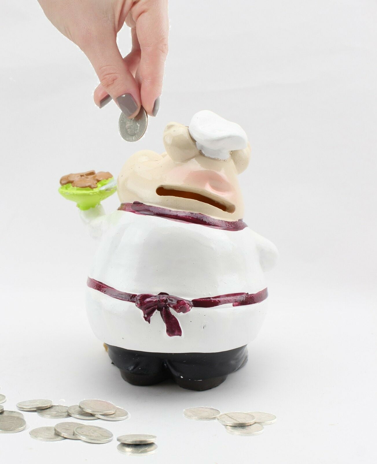 Novelty Pig Saving Box Coin Bank Money Saving Bank Toy Bank Piggy Bank LS02554-BROWN