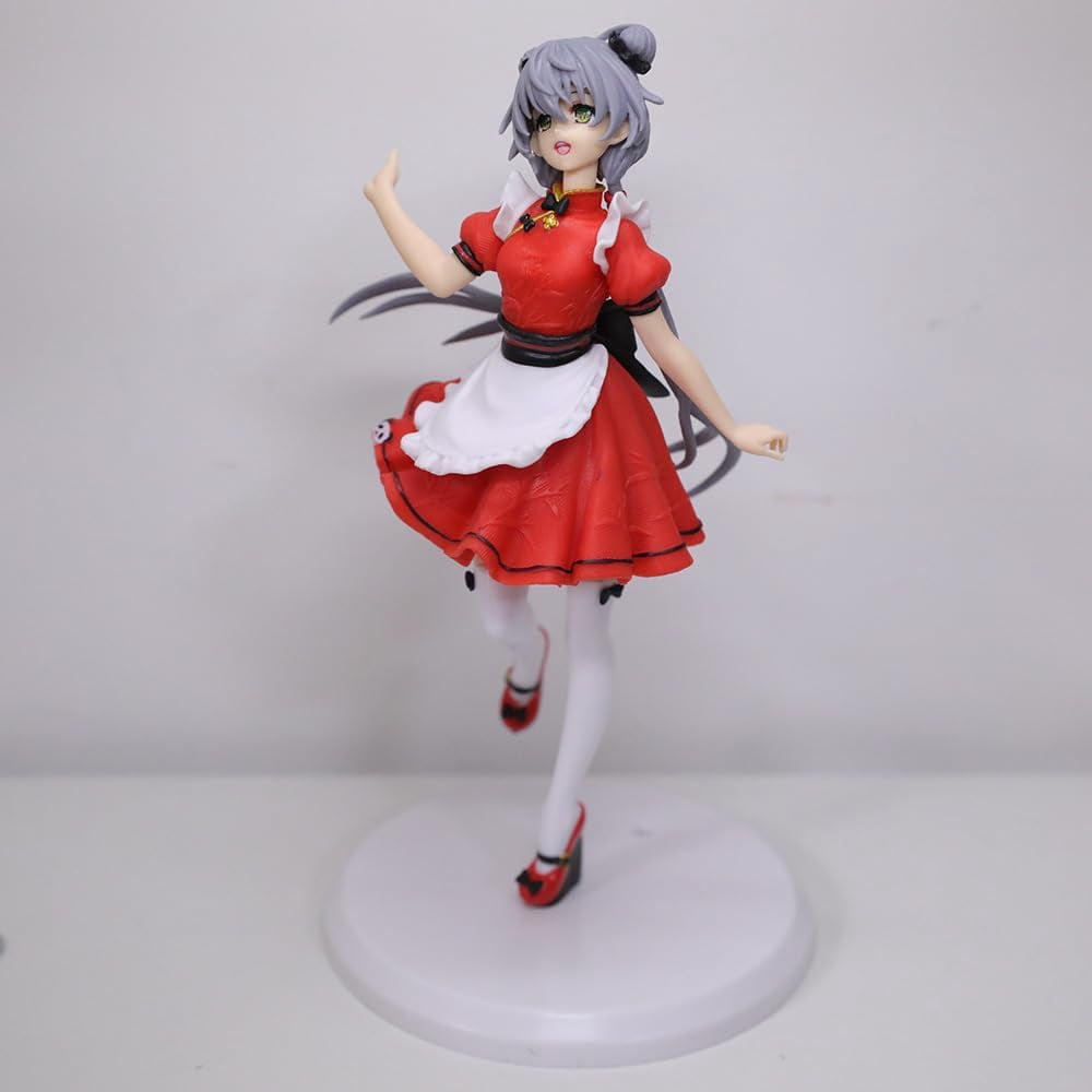 Newly Luo Tianyi Figure Cosplay Luo Tianyi Action Figures Handmade PVC Anime Cartoon Manga Game Character Model Statue Collectible Craft Gift (b)