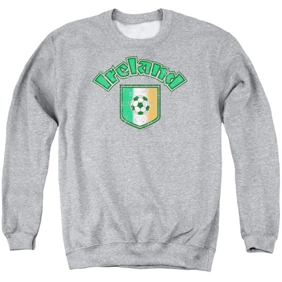 - Ireland With Soccer Flag - Crewneck Sweatshirt - X-Large