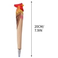 thumbnail image 2 of Fiudx Liquidación navideña Bolígrafo de madera para tallado, bonito bolígrafo tecnológico de madera, 10 ml, 2 of 2