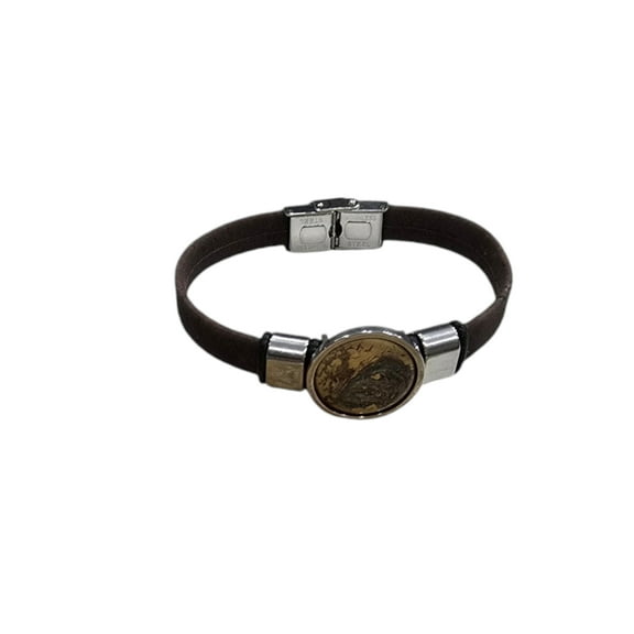 Earthy Resin Cork Bracelet | Unique Handmade Jewelry